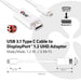 EAN 8719214470616 - CLUB3D CAC-1517 cambiador de género para cable USB Type C Blanco imagen 4