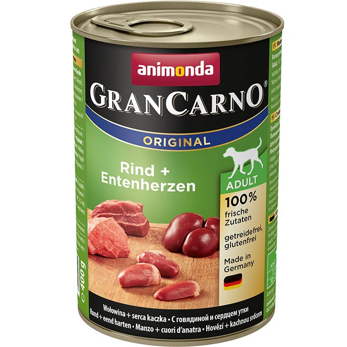 EAN 4017721827461 - animonda GranCarno Original Ternera, Pato Adulto 400 g imagen 1