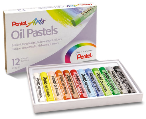 EAN 4711577003573 - Pentel PHN-12 pastel Pastel al óleo Multicolor 12 pieza(s) imagen 1