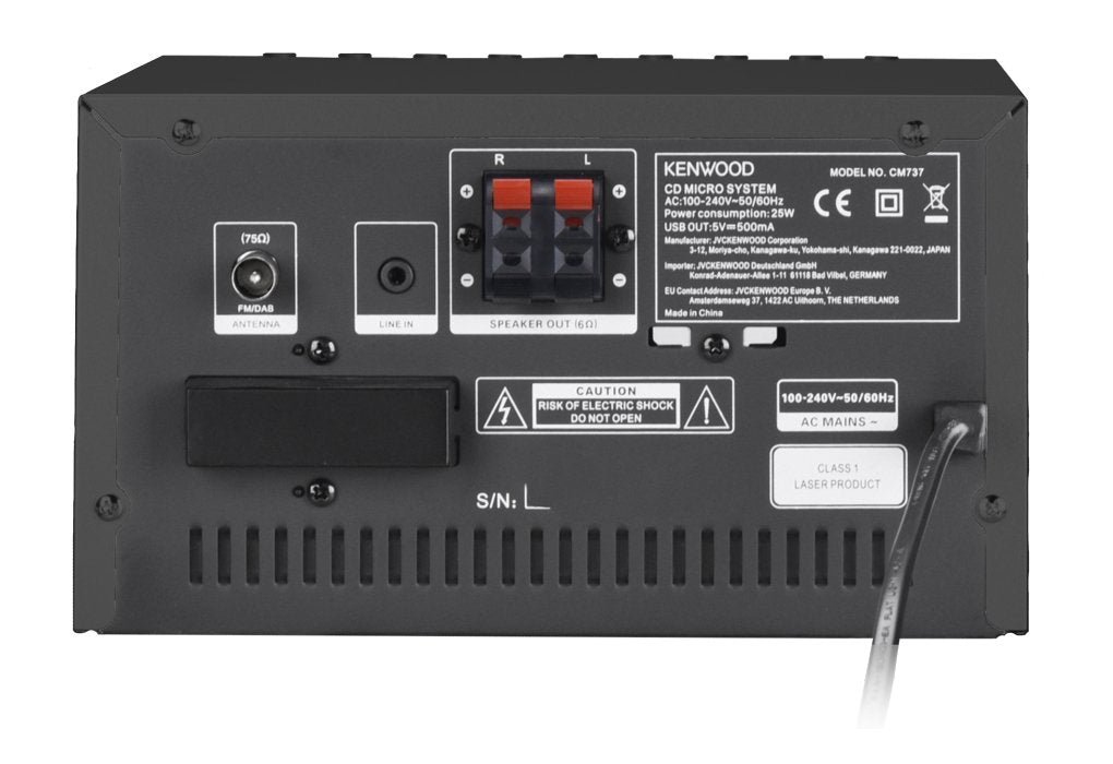 EAN 0019048232441 - Kenwood M-7000S Minicadena de música para uso doméstico 30 W Negro imagen 5