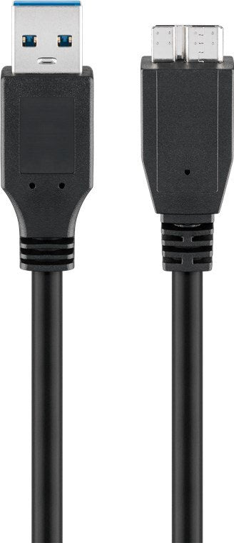 EAN 4040849957345 - Goobay 95734 cable USB USB 3.2 Gen 1 (3.1 Gen 1) 0,5 m USB A Micro-USB B Negro imagen 1