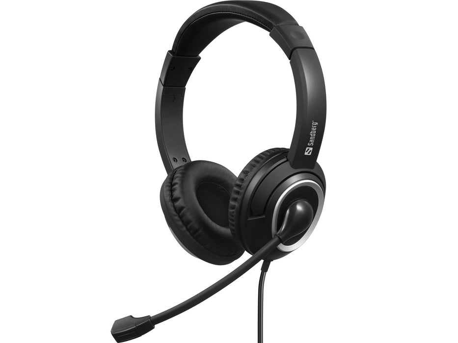 EAN 5705730126475 - Sandberg 126-47 auricular y casco Auriculares Alámbrico Diadema Oficina/Centro de llamadas USB Tipo C Neg imagen 1