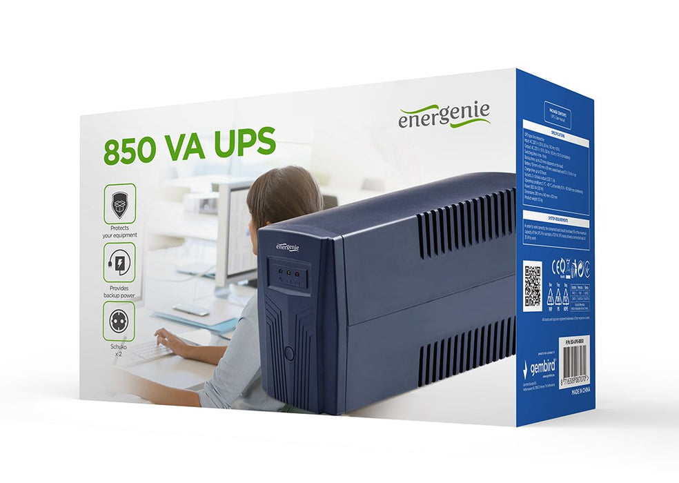 EAN 8716309087070 - Gembird EG-UPS-B850 sistema de alimentación ininterrumpida (UPS) Línea interactiva 0,85 kVA 510 W imagen 2