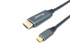 EAN 4015867228715 - Equip 133415 adaptador de cable de vídeo 1 m USB Tipo C HDMI tipo A (Estándar) Negro, Gris imagen 1