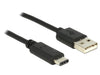 EAN 4043619836000 - DeLOCK 83600 cable USB USB 2.0 1 m USB C USB A Negro imagen 1