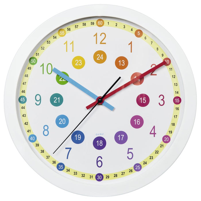 EAN 4047443422576 - Hama Easy Learning Reloj de cuarzo Círculo Multicolor, Blanco imagen 2