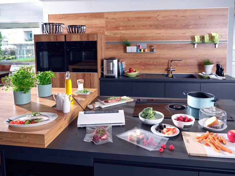 EAN 4006501032355 - Leifheit Vacu Power 300 sellador al vacío 750 mbar Negro, Turquesa, Blanco imagen 21