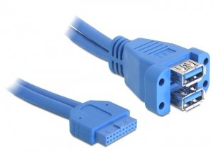 EAN 4043619829422 - DeLOCK 82942 cable USB USB 3.2 Gen 1 (3.1 Gen 1) 0,45 m Azul imagen 1