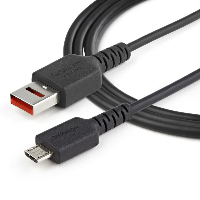 EAN 0065030883504 - StarTech.com USBSCHAU1M cable USB USB 2.0 Micro-USB B Negro imagen 3