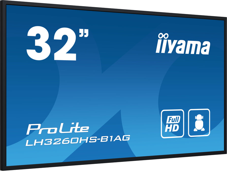 EAN 4948570122288 - iiyama LH3260HS-B1AG pantalla de señalización Pizarra de caballete digital 80 cm (31.5") LED Wifi 500 cd  imagen 1