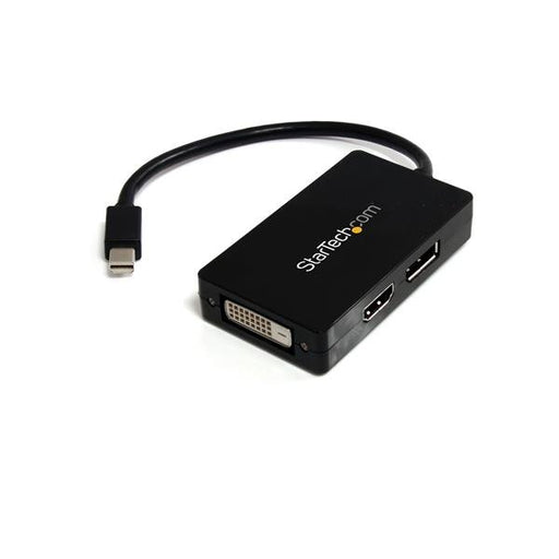 EAN 0065030844338 - StarTech.com MDP2DPDVHD adaptador de cable de vídeo 0,15 m DisplayPort + DVI-D + HDMI Negro imagen 1