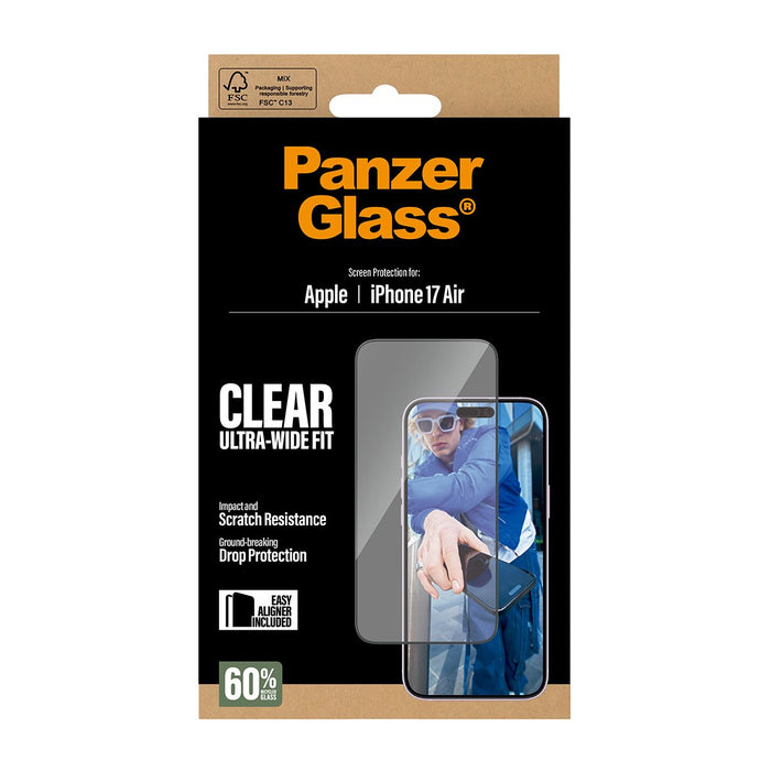 EAN 5715685025754 - PanzerGlass ® Screen Protector iPhone 17 Air | Ultra-Wide Fit w. EasyAligner Protector de pantalla Apple  imagen 3