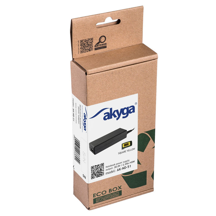 EAN 5901720133892 - Akyga AK-ND-51 adaptador e inversor de corriente Interior 45 W Negro imagen 4