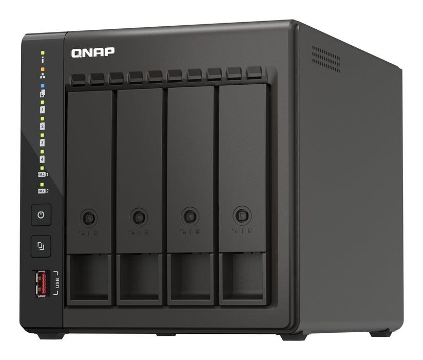 EAN 4711103082164 - QNAP TS-453E NAS Torre Intel® Celeron® J6412 8 GB 0 TB QNAP QTS Negro imagen 5