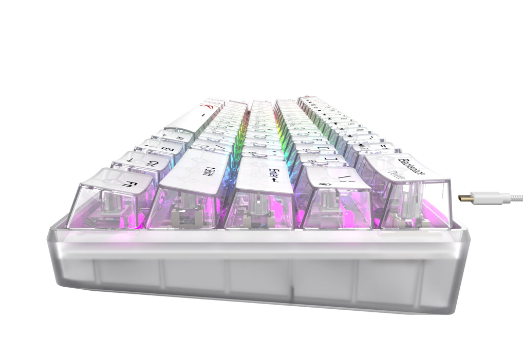 EAN 6939119028862 - Havit KB903L (Transparent white) teclado Juego USB QWERTY imagen 5