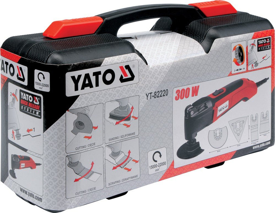 EAN 5906083822209 - Yato YT-82220 multiherramienta oscilante Negro, Rojo 300 W 22000 OPM imagen 6