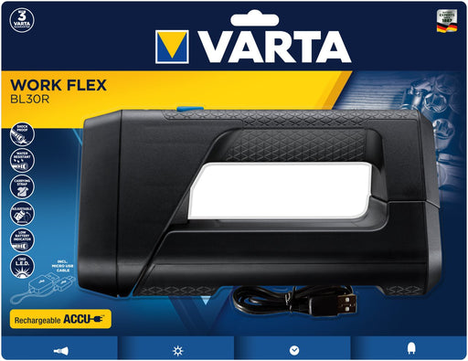 EAN 4008496978014 - Varta Work Flex Negro Linterna de mano LED imagen 2