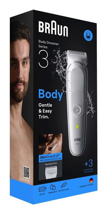 EAN 7500435244763 - Braun Series 3 BG3530 afeitadora corporal Gris imagen 2