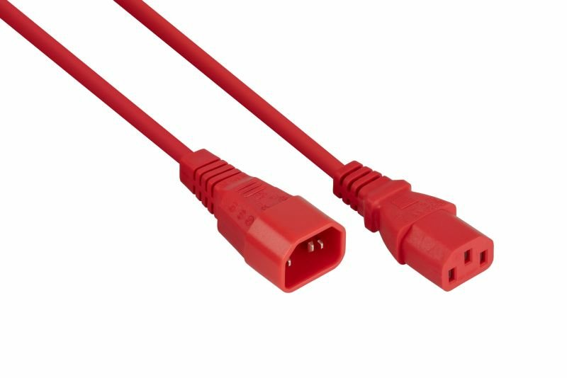 EAN 4066857002556 - Kabelmeister SK1430-R020 cable de transmisión Rojo 2 m IEC C14 IEC C13 imagen 1