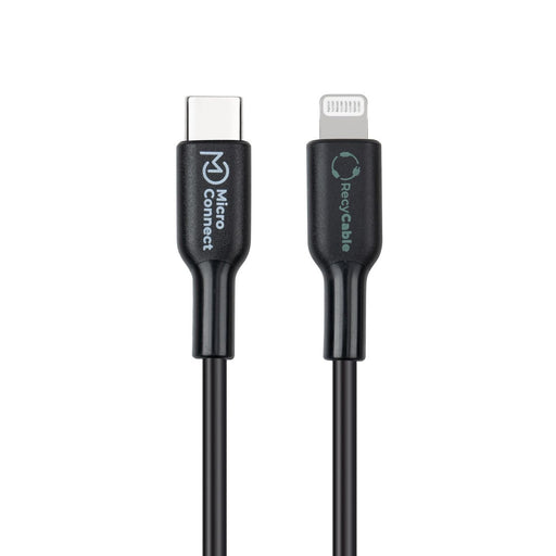 EAN 5715063597460 - Microconnect ECO-USB3.1CL2 cable de conector Lightning 2 m Negro imagen 2