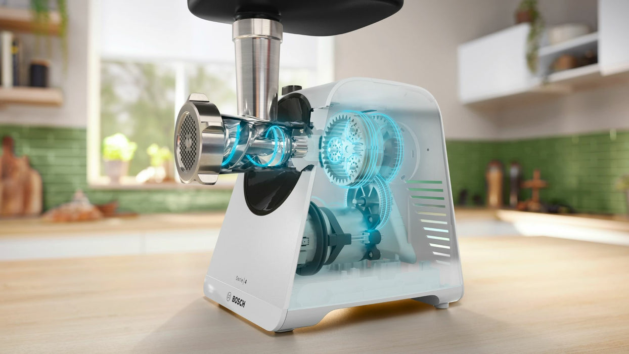 EAN 4242005433711 - Bosch Serie 4 MFWS420W picadora 1300 W Blanco imagen 7