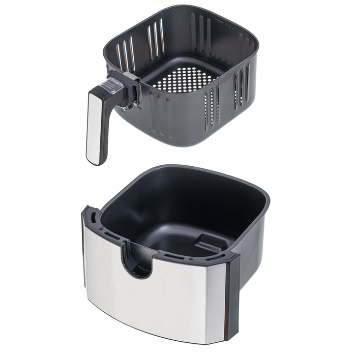 EAN 5903887803267 - Camry Premium CR 6311 freidora Sencillo 5 L Independiente 2500 W Freidora de aire caliente Negro, Acero i imagen 3