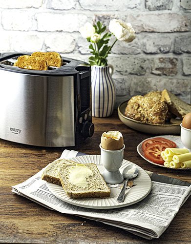 EAN 5902934838320 - Camry Premium CR 3215 tostadora 2 rebanada(s) 1000 W Acero inoxidable imagen 9