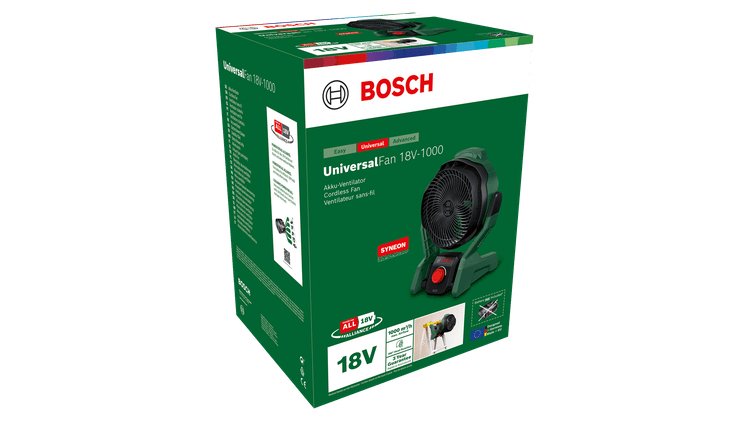 EAN 4053423233728 - Bosch 0 603 9E1 000 ventilador Negro, Verde, Rojo imagen 3