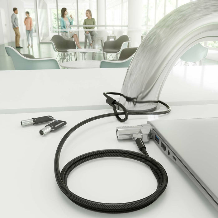 EAN 8435739901243 - AISENS ASLK-D45K06-BK cable antirrobo Negro 1,5 m imagen 5