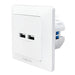 EAN 4052792047707 - LogiLink PA0163 toma de corriente 2x USB Blanco imagen 2