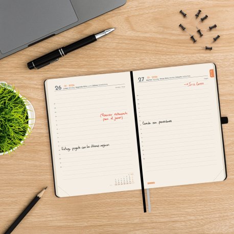 EAN 8422952406426 - Finocam 881786026 agenda Agenda diaria Negro imagen 3