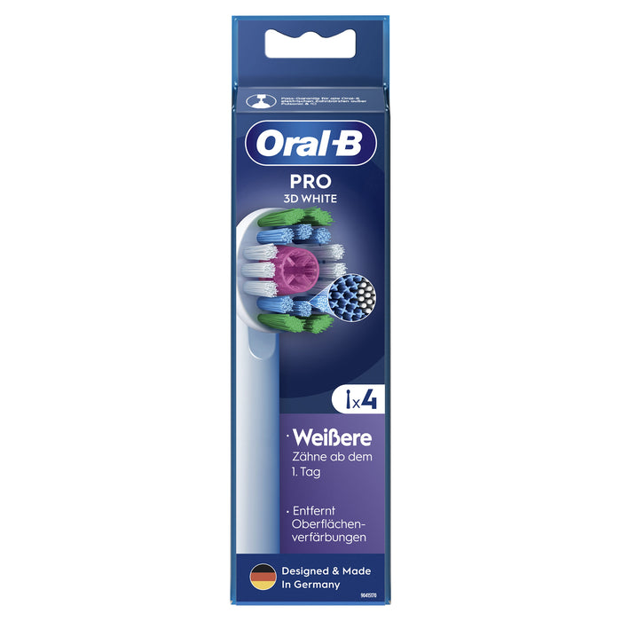 EAN 8006540860960 - Oral-B 3D White 860960 4 pieza(s) Blanco imagen 3