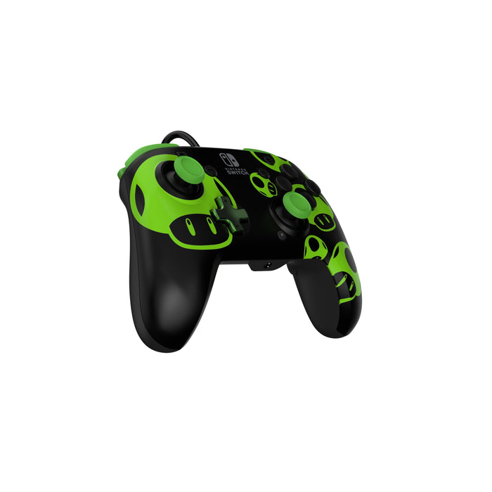 EAN 0708056070328 - PDP REMATCH: 1-Up Glow in the Dark Negro, Verde USB Gamepad Analógico/Digital Nintendo Switch, Nintendo S imagen 6
