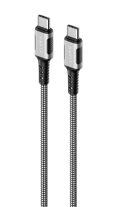 EAN 6939119077549 - Havit 6939119077549 cable USB 1 m USB C Negro, Plata, Blanco imagen 7