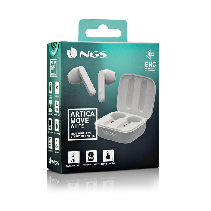 EAN 8435430623505 - NGS ARTICA MOVE Auriculares Inalámbrico Dentro de oído Llamadas/Música Bluetooth Blanco imagen 8