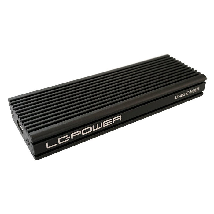 EAN 4260070128486 - LC-Power LC-M2-C-MULTI caja para disco duro externo Caja externa para unidad de estado sólido (SSD) Negro imagen 1