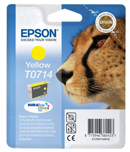 EAN 8715946495491 - Epson Cheetah T0714 cartucho de tinta 1 pieza(s) Original imagen 1