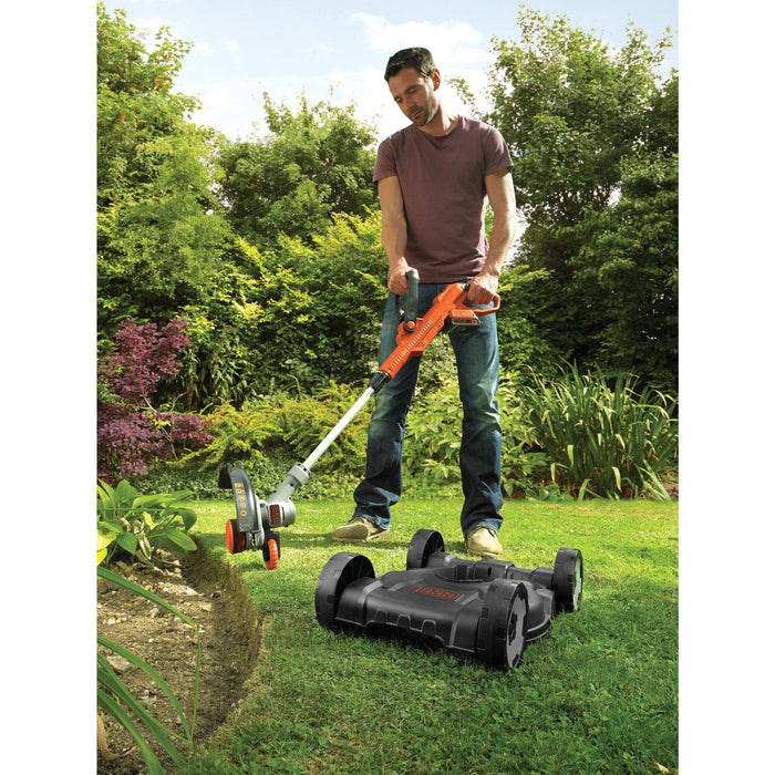 EAN 5035048459027 - Black & Decker STC1820CM-QW desbrozadora/bordeadora Batería Negro, Naranja, Plata imagen 2