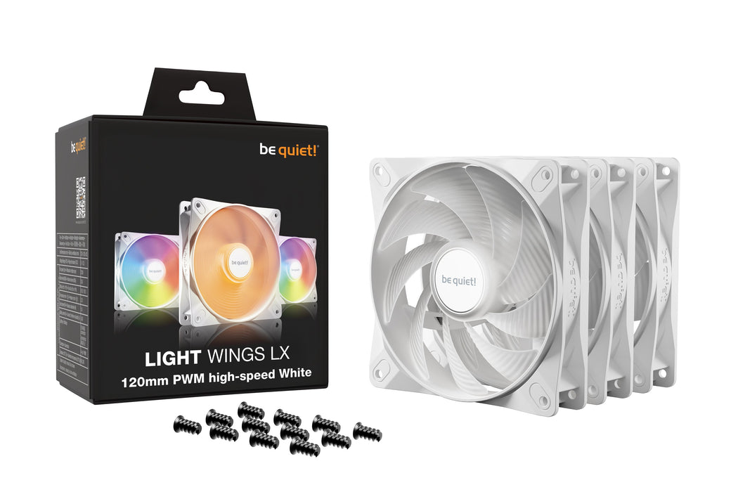 EAN 4260052191637 - be quiet! LIGHT WINGS LX 120mm PWM High Speed 3-Pack White Carcasa del ordenador Ventilador 12 cm Blanco  imagen 5