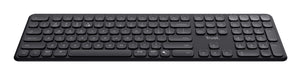 EAN 8713439255119 - Trust Vaiya teclado Universal USB + RF Wireless + Bluetooth Inglés de EE. UU. Negro imagen 2