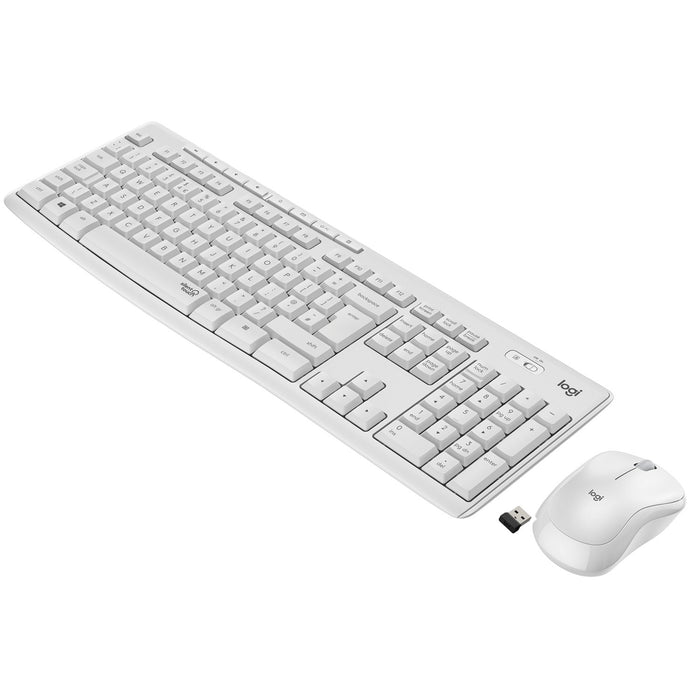 EAN 5099206092556 - Logitech 920-009820 teclado Ratón incluido Oficina RF inalámbrico AZERTY Francés Blanco imagen 1
