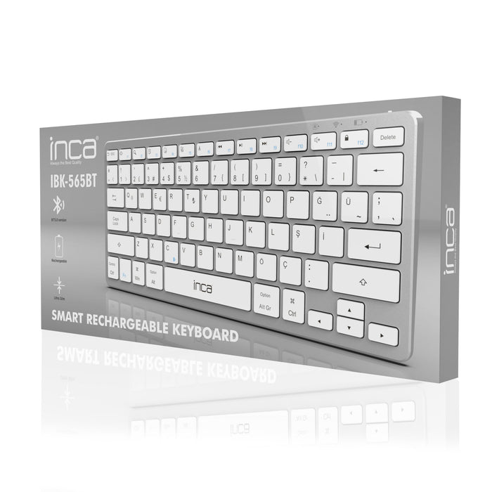 EAN 8681949014536 - Inca IBK-565BT teclado Hogar Bluetooth Gris imagen 5