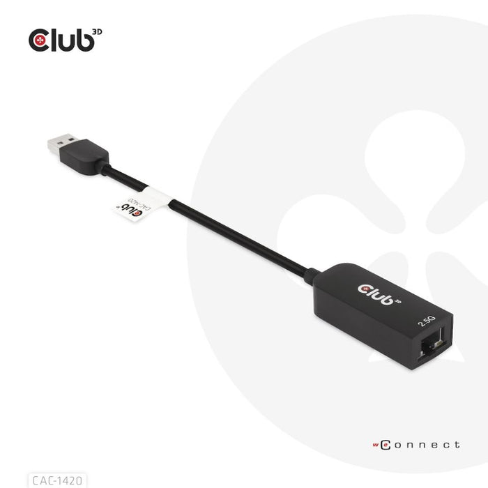 EAN 8719214471255 - CLUB3D CAC-1420 adaptador y tarjeta de red Ethernet 2500 Mbit/s imagen 3