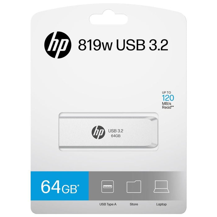 EAN 4718006457860 - HP HPFD819W-A-64 unidad flash USB 64 GB USB tipo A 3.2 Gen 2 (3.1 Gen 2) Plata imagen 5