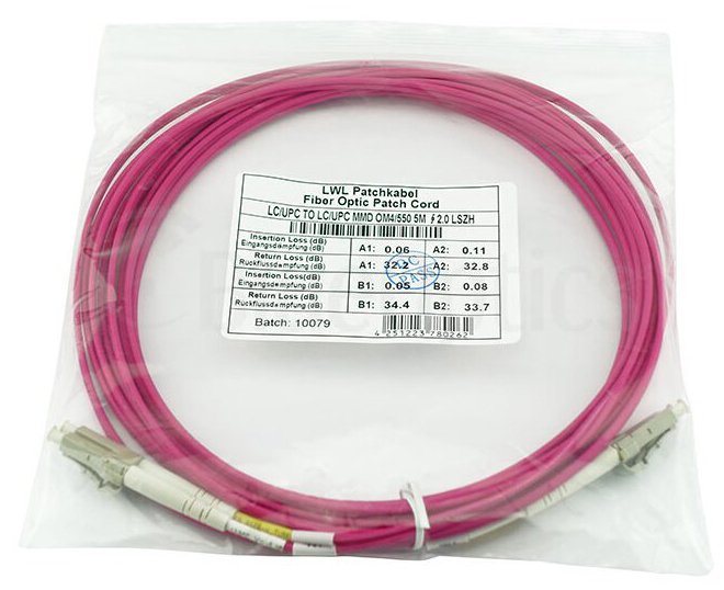 EAN 4063232618142 - BlueOptics SFP3131FU1MK Cable de fibra óptica e InfiniBand 1 m LC Magenta imagen 5
