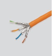 EAN 8717511420372 - Elmat S/FTP 2x(4x2xAWG23) 1200MHz, 100m cable de red Naranja Cat7 S/FTP (S-STP) imagen 1