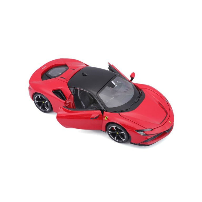 EAN 4893993260287 - BBURAGO Ferrari SF90 Stradale Modelo a escala de coche superdeportivo Previamente montado 1:24 imagen 6