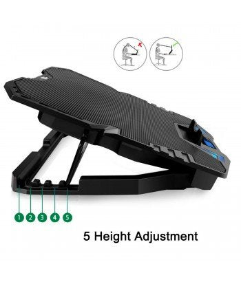 EAN 8054392611162 - Ewent EW1259 almohadilla fría 43,2 cm (17") 2500 RPM Negro imagen 3