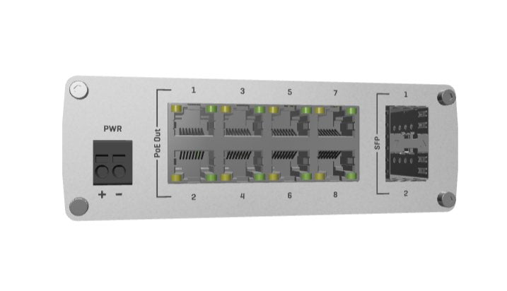 EAN 4779051840120 - Teltonika TSW200 switch No administrado Gigabit Ethernet (10/100/1000) Energía sobre Ethernet (PoE) Alumi imagen 4