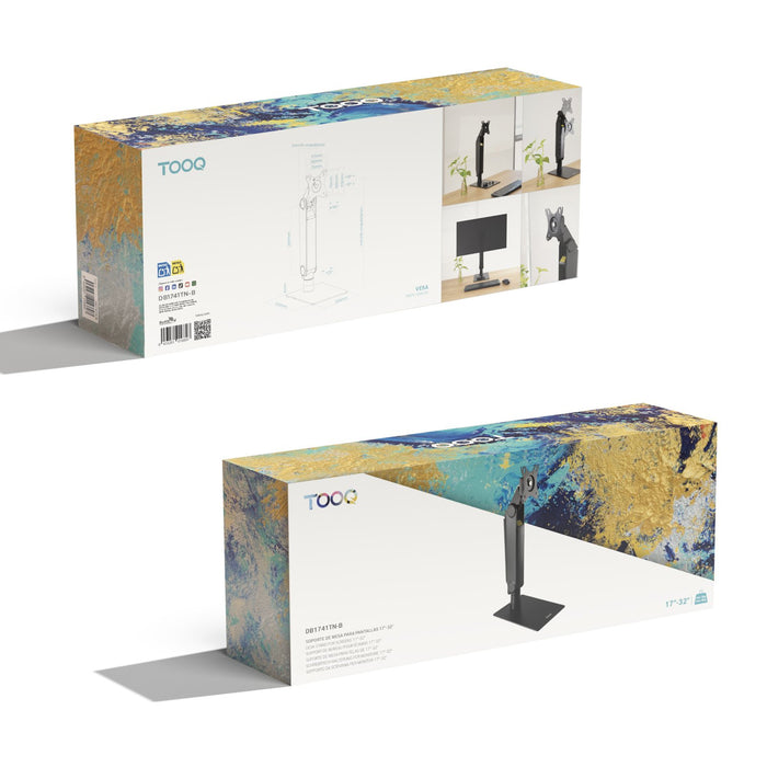 EAN 8433281016897 - TooQ DB1741TN-B soporte para monitor 81,3 cm (32") Escritorio imagen 8